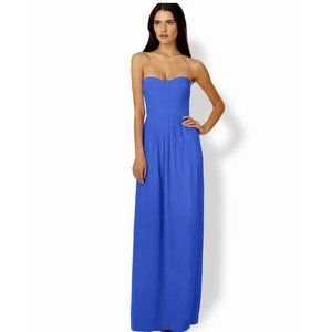 Parker 'Bayou' Strapless Silk Maxi Dress-Size Small